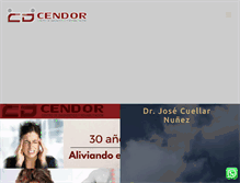 Tablet Screenshot of cendorbolivia.com